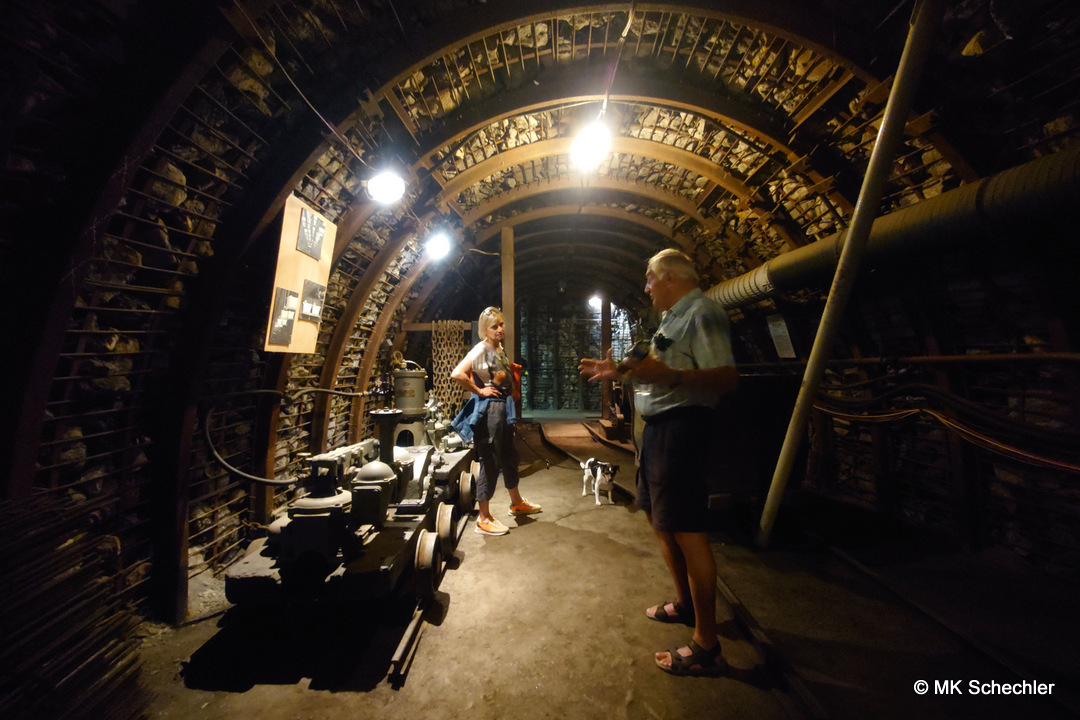 Führung mit Mads in der Mine